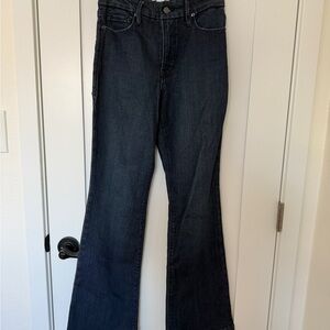 Good American Dark Indigo Flare Jeans